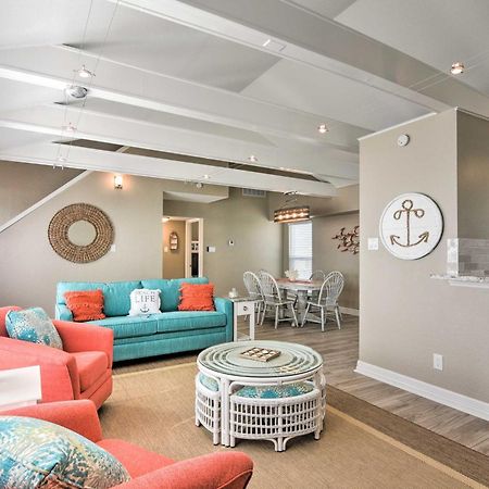 Beachfront Galveston Oasis Balconies, Ocean View! Bagian luar foto