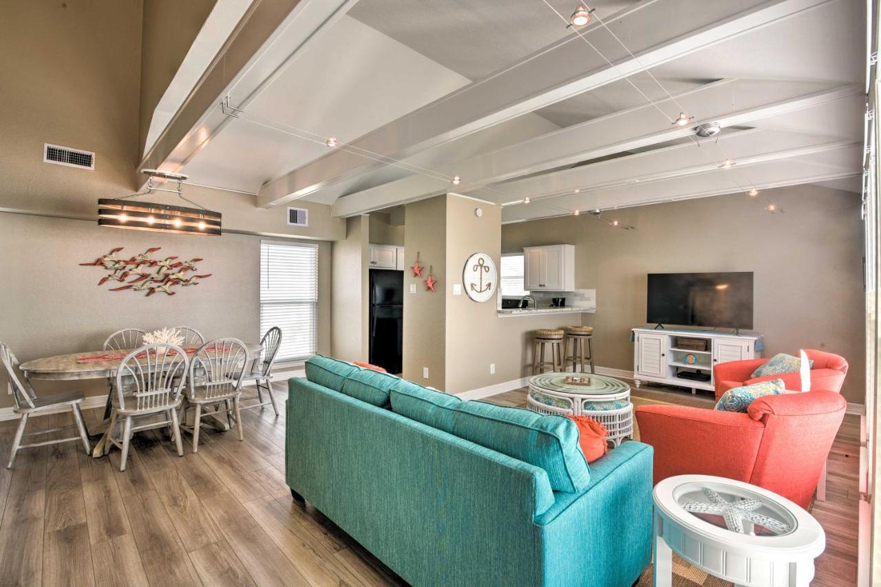 Beachfront Galveston Oasis Balconies, Ocean View! Bagian luar foto
