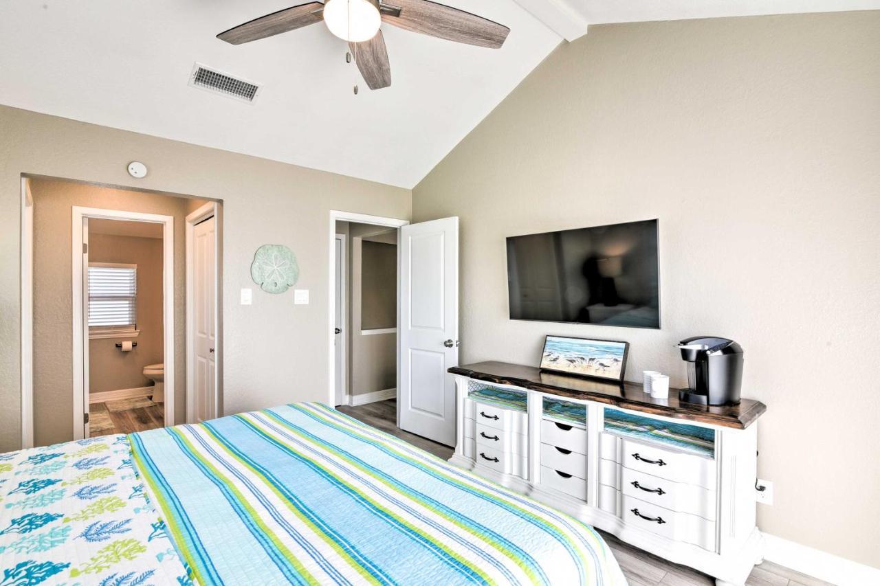 Beachfront Galveston Oasis Balconies, Ocean View! Bagian luar foto