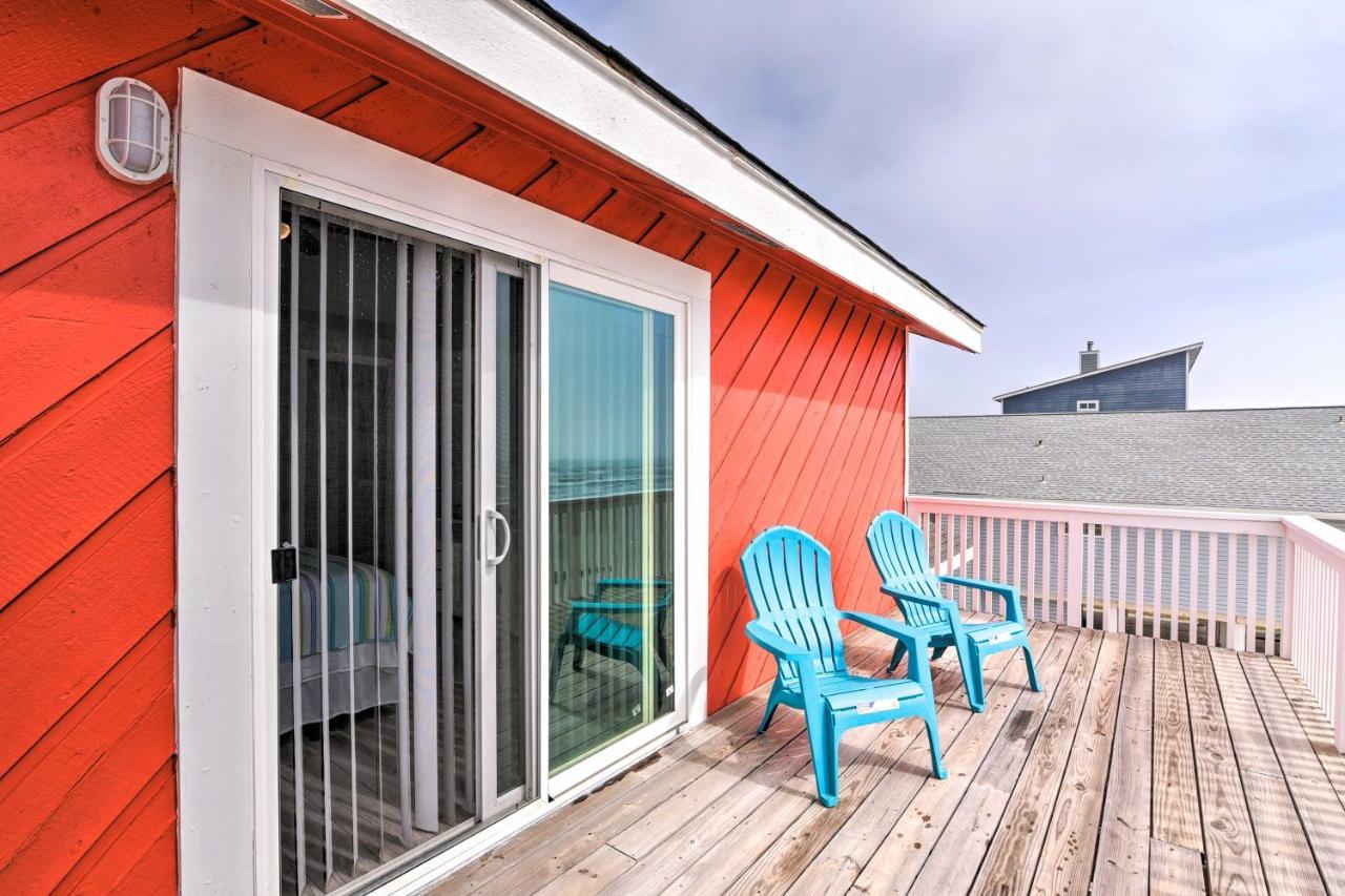 Beachfront Galveston Oasis Balconies, Ocean View! Bagian luar foto