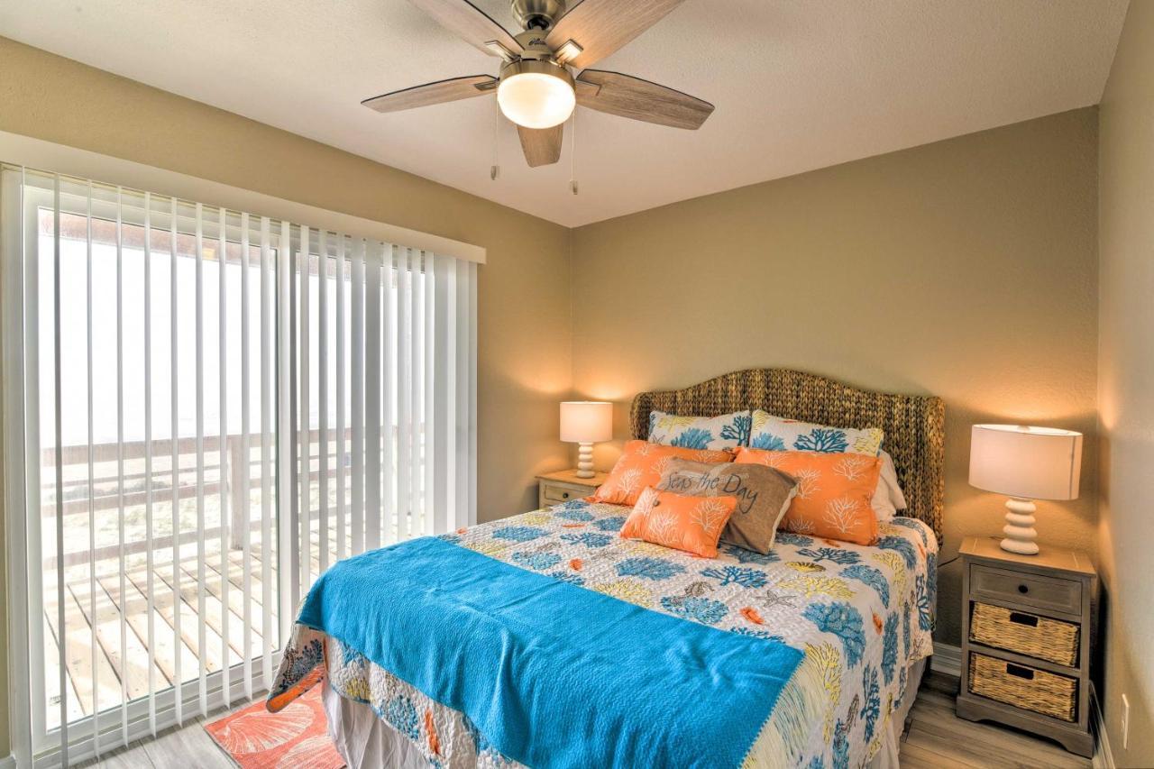 Beachfront Galveston Oasis Balconies, Ocean View! Bagian luar foto